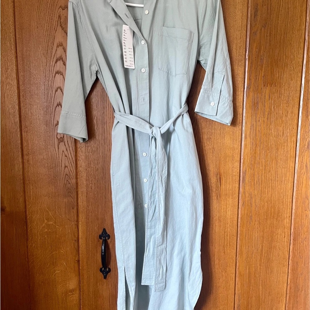 Uniqlo Light Blue Long Sleeve Dress